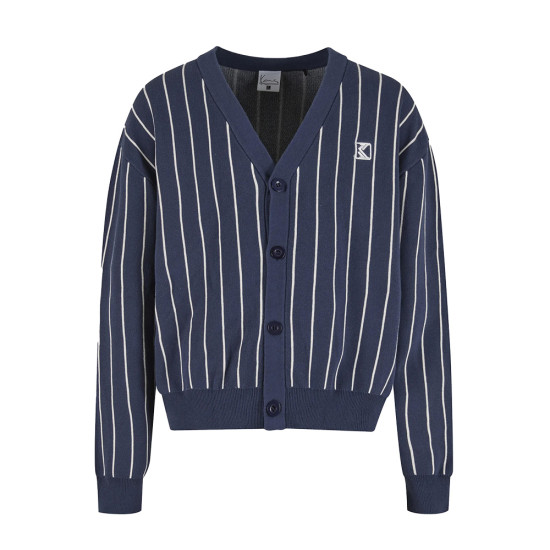 Karl Kani Ανδρική ζακέτα OG Pinstripe Jacquard Cropped Cardigan
